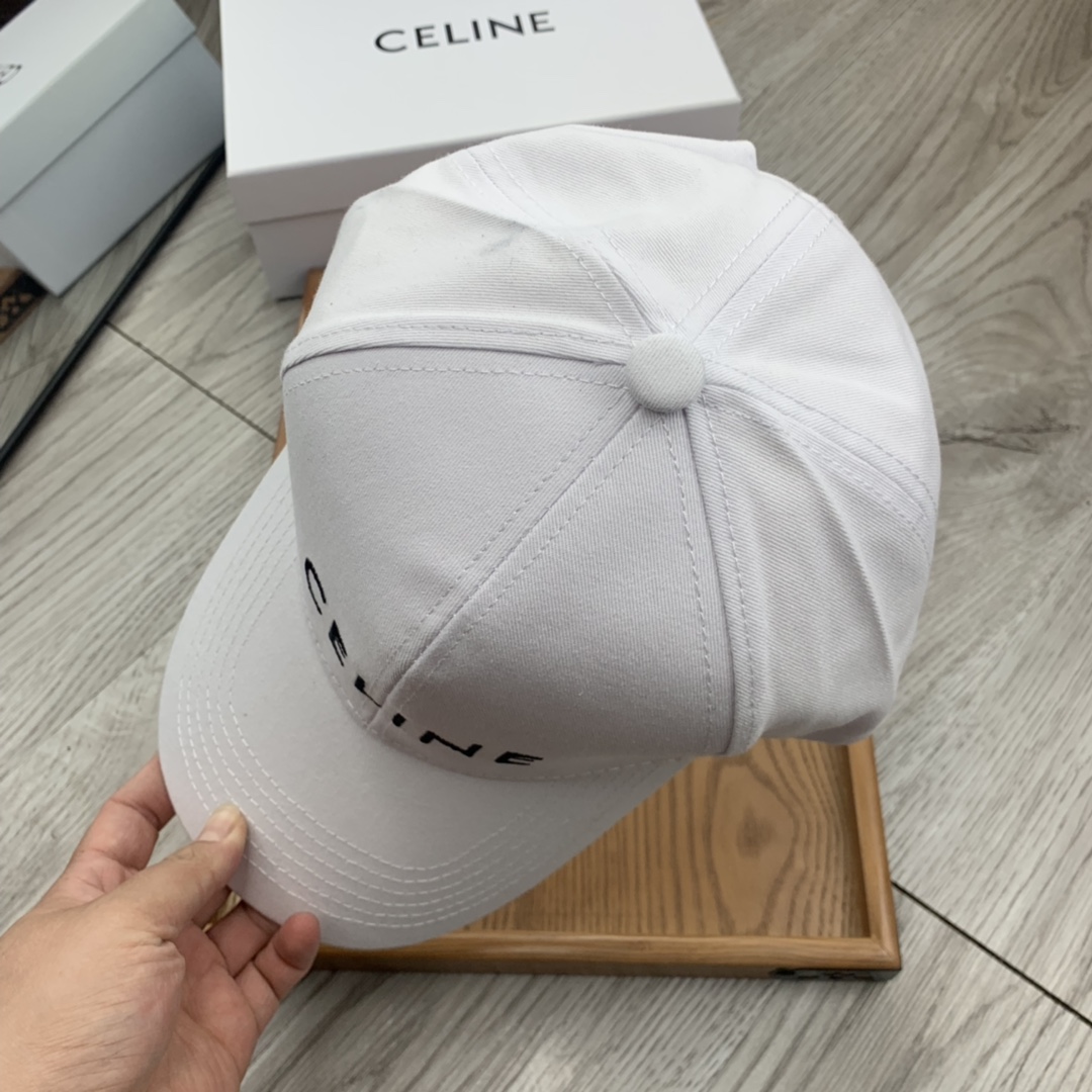 Celine Baseball Cap In Cotton - EUR FASHION