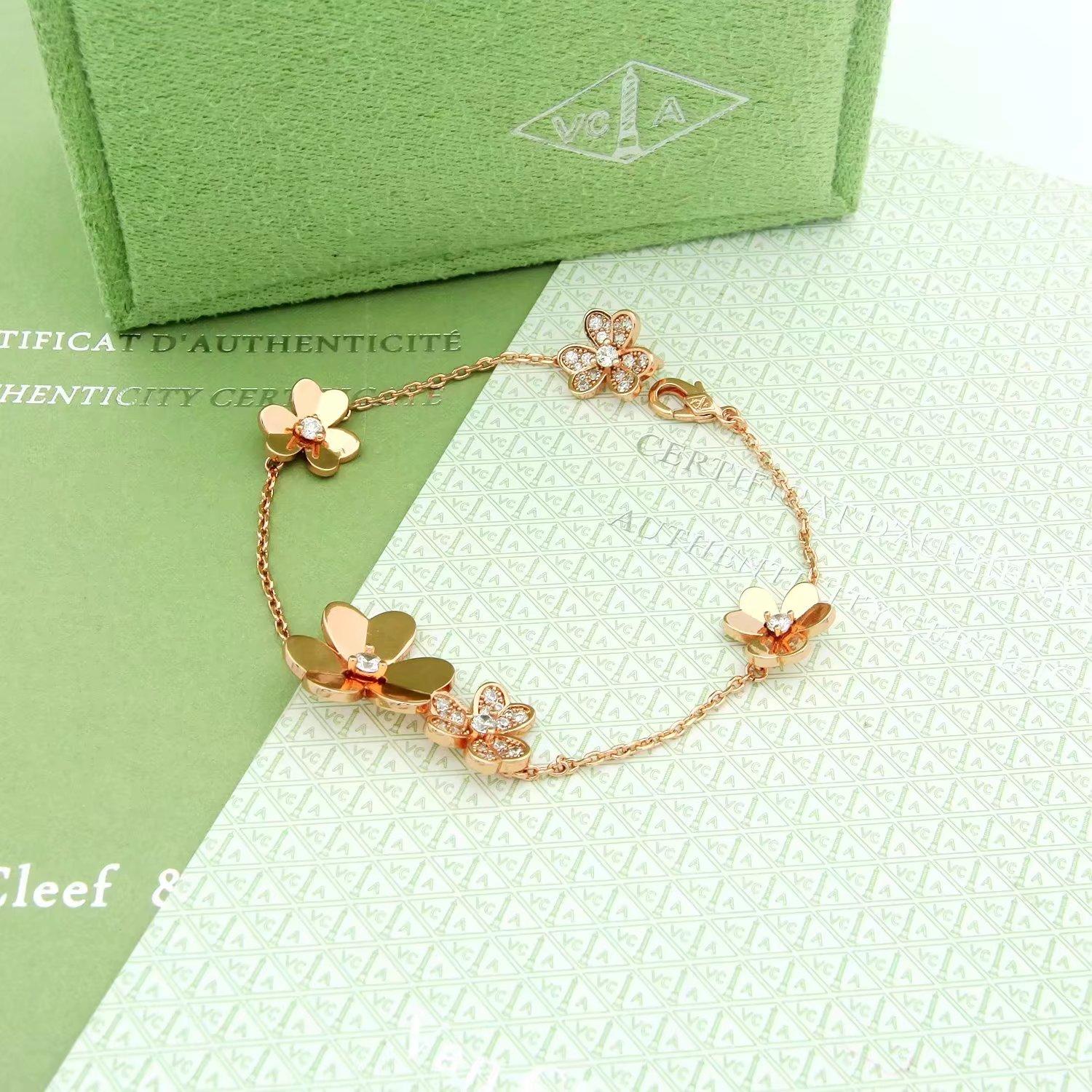 Van Cleef & Arpels Frivole bracelet, 5 Flowers - EUR FASHION