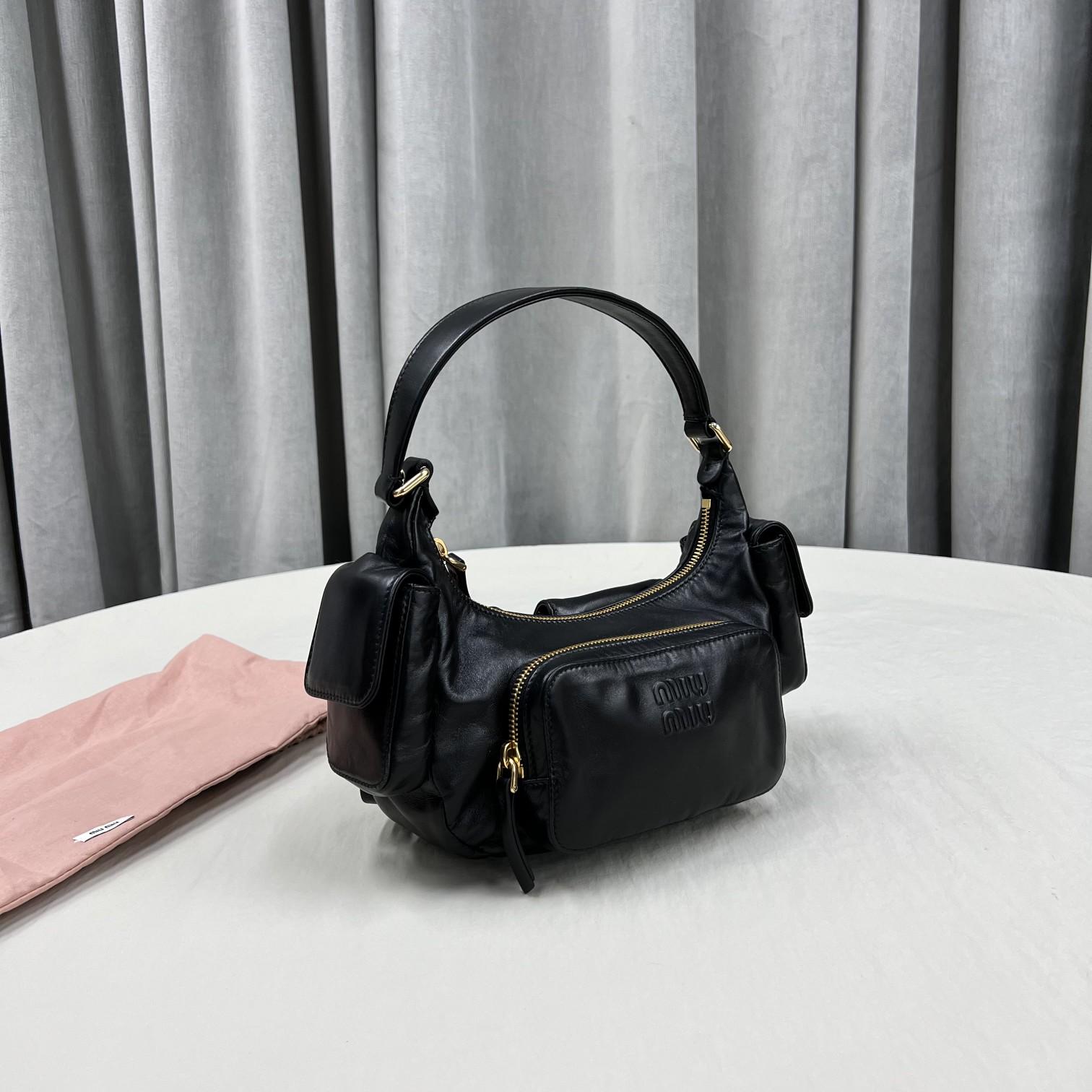 Miu Miu Nappa Leather Pocket Bag - EUR FASHION