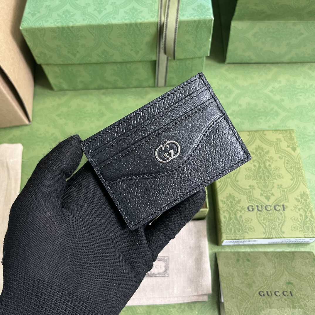 Gucci Card Case With Interlocking G(10-7cm)    - EUR FASHION