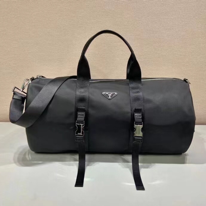 Prada  Nylon And Saffiano Leather Duffle Bag - EUR FASHION