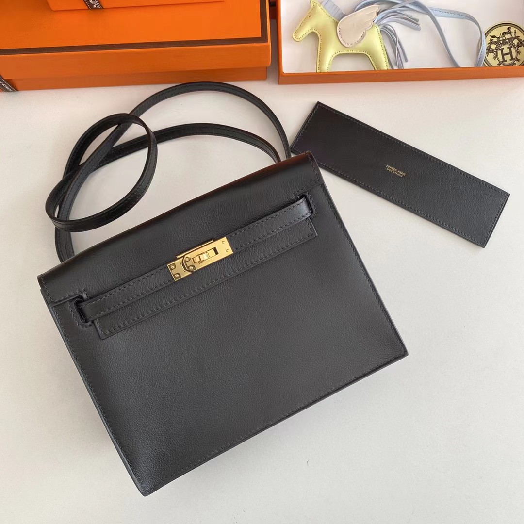 Hermes Kelly Mini Women Handbag(22-17-4cm ) - EUR FASHION