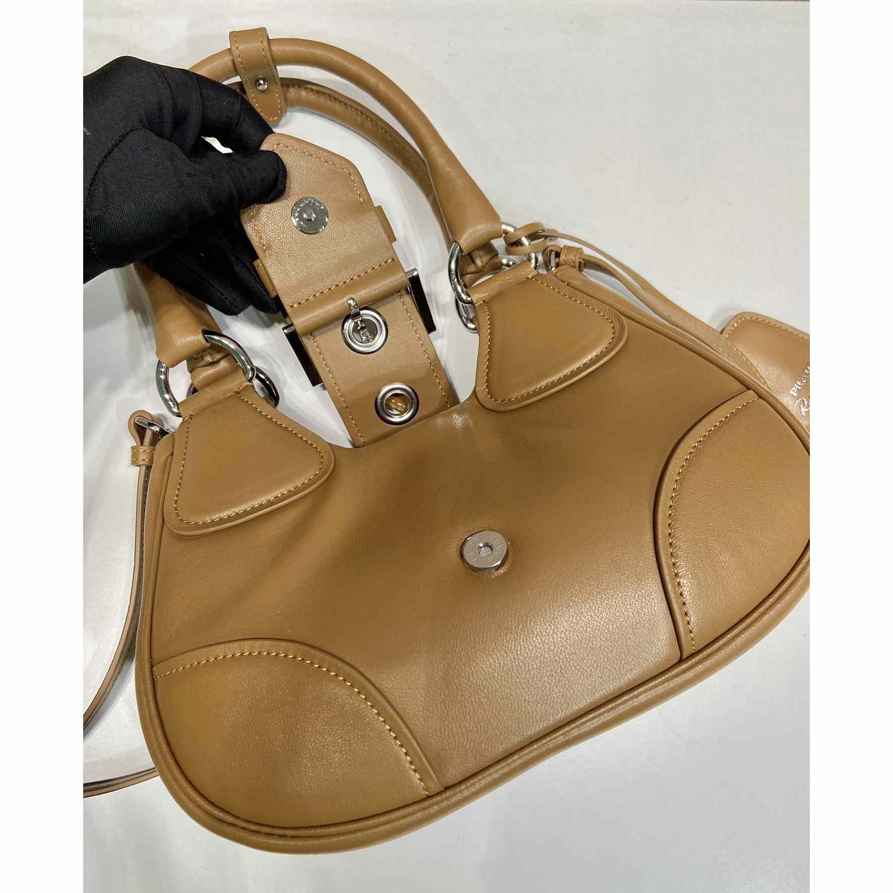 Prada Moon Padded Nappa-leather Bag - EUR FASHION