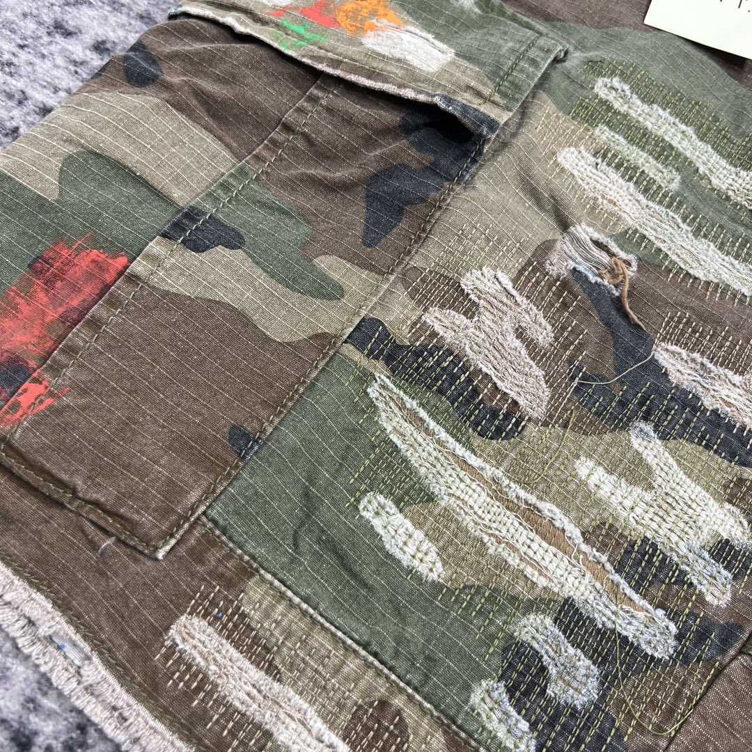 Gallery Dept G Patch Camo Cargo Shorts   629 - EUR FASHION