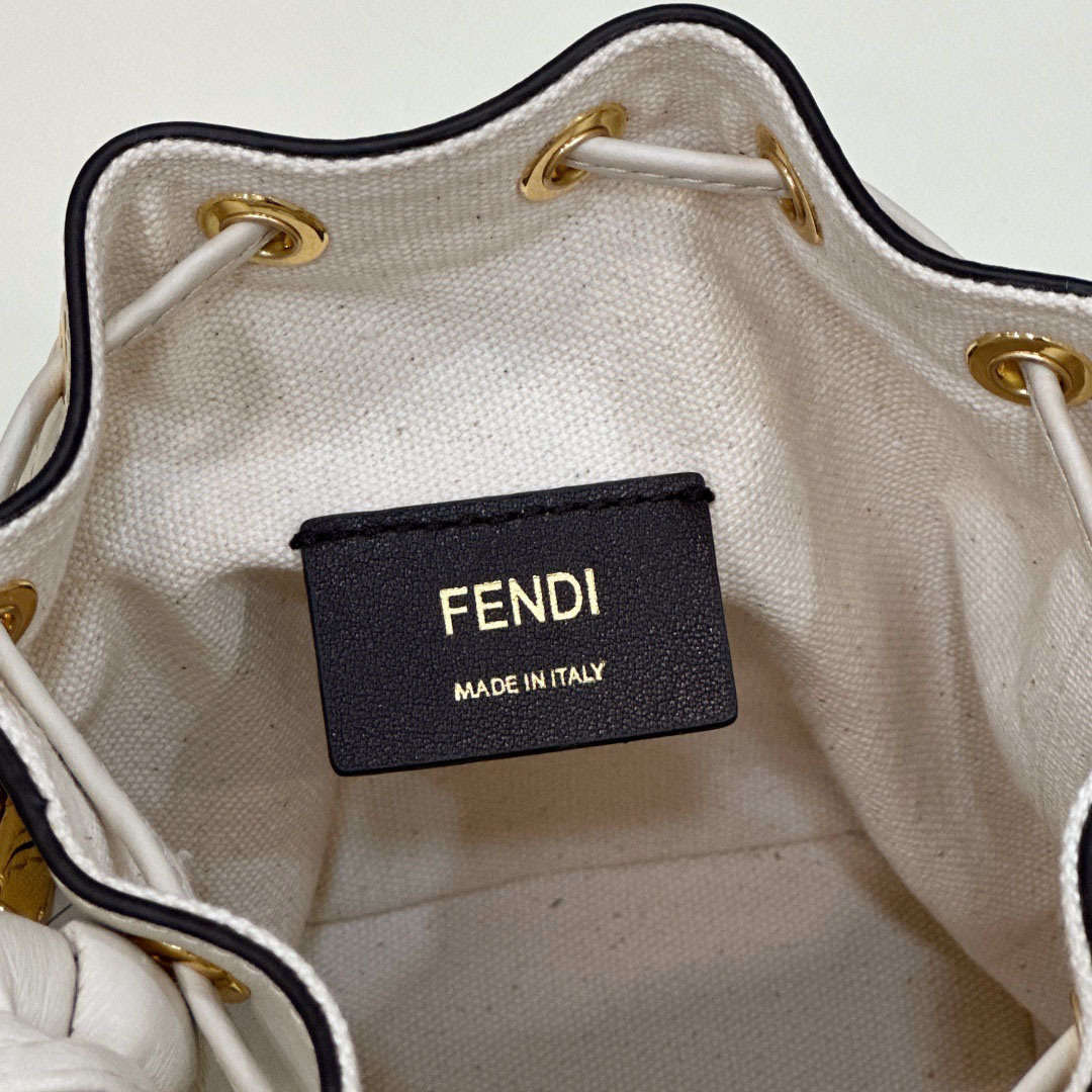 Fendi Mon Tresor Multicolour Canvas Mini-bag With FF Embroidery - EUR FASHION