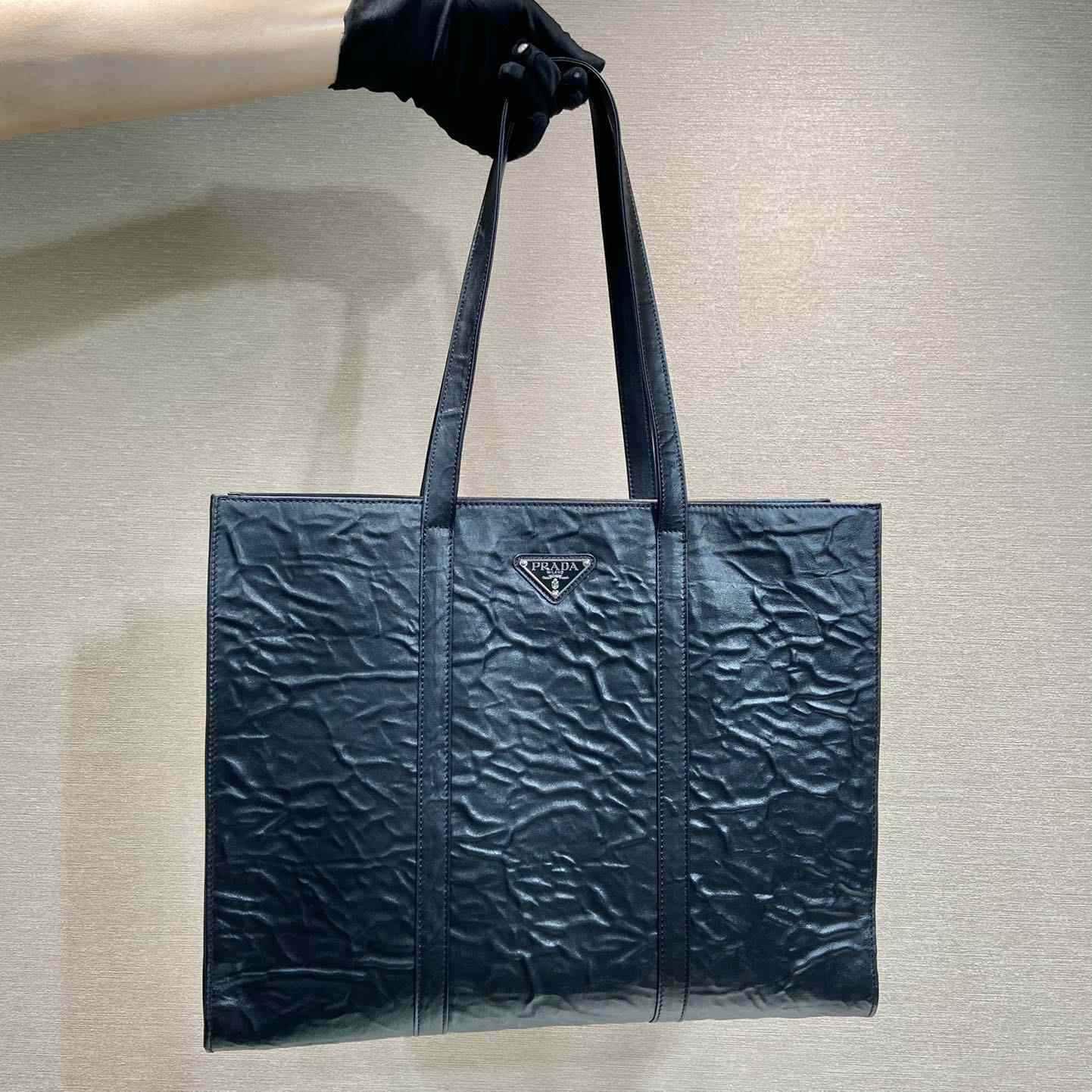 Prada Large Antique Nappa Leather Tote - EUR FASHION