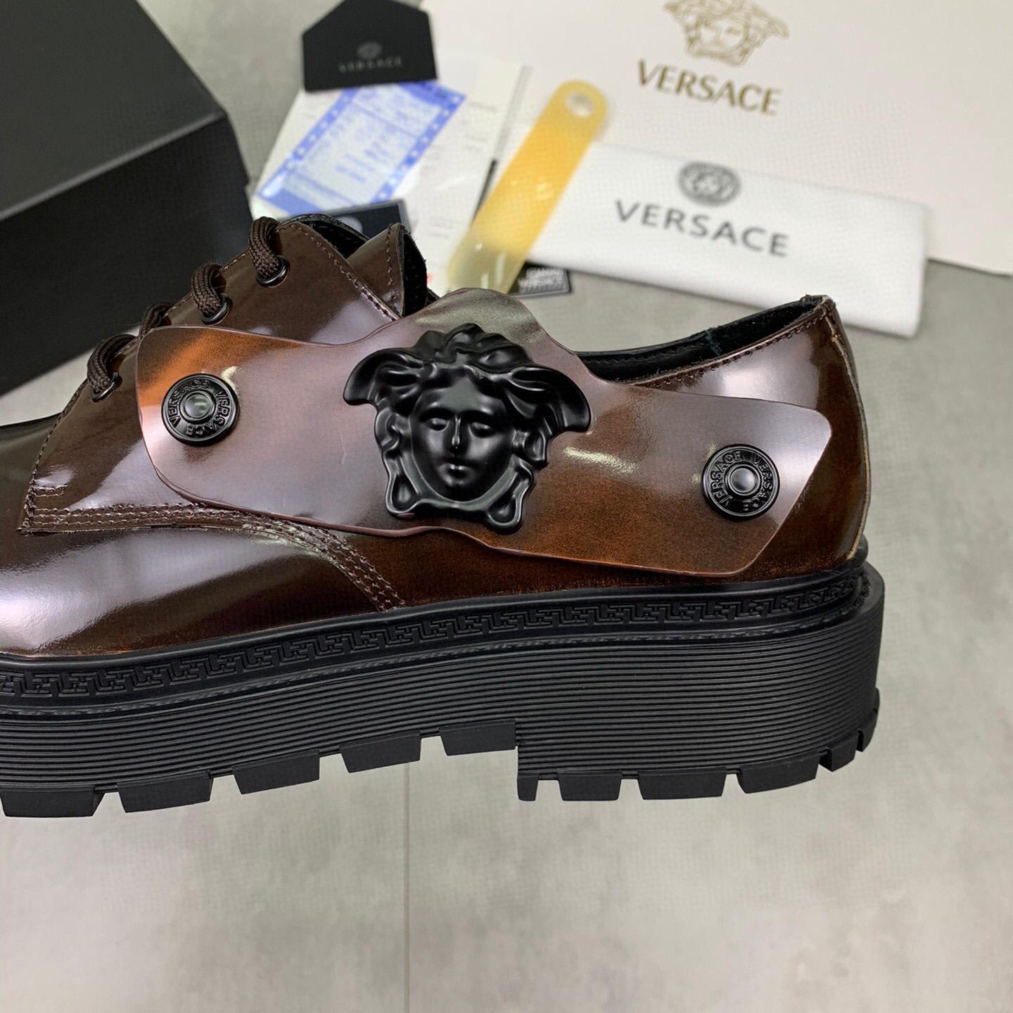 Versace Medusa Head-motif Derby Shoes - EUR FASHION