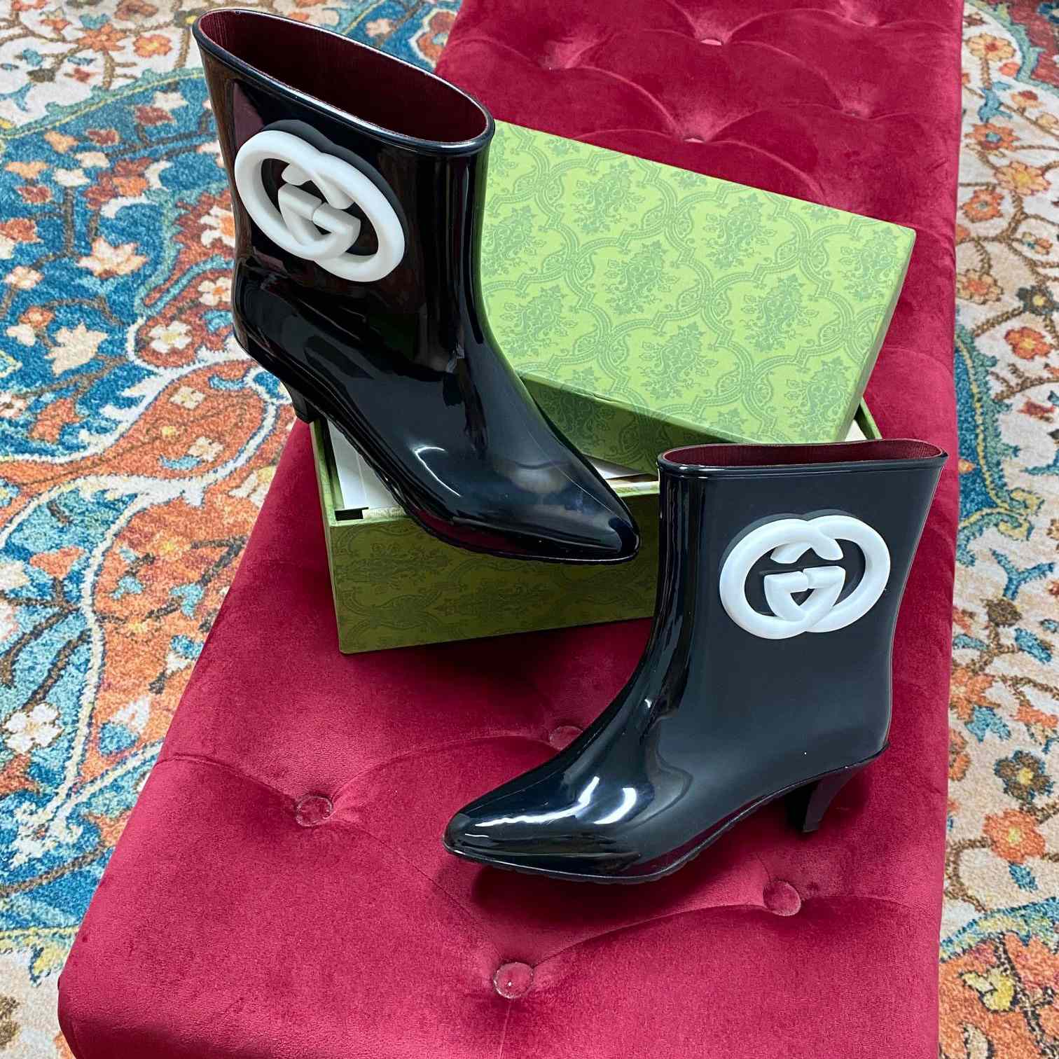 Gucci Women's Interlocking G Ankle Boot - EUR FASHION