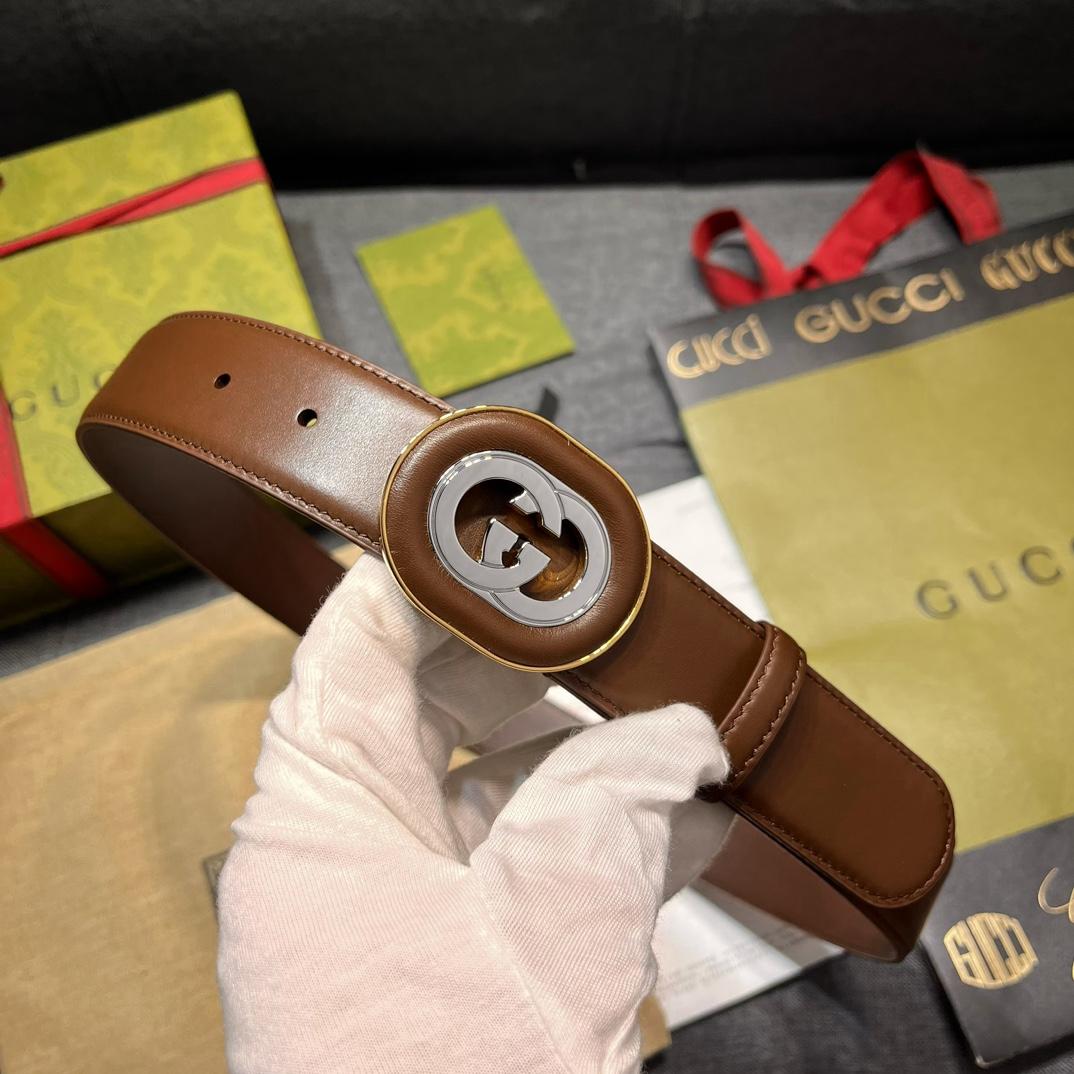 Gucci Belt With Interlocking G Buckle - EUR FASHION