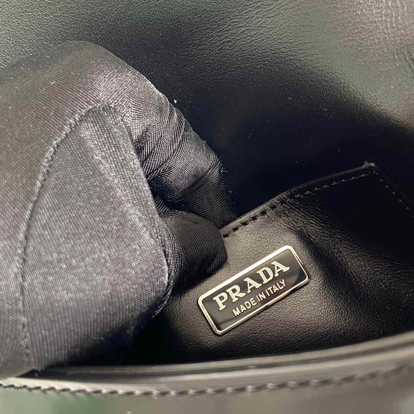 Prada Brushed Leather Mini-bag With Shoulder Strap - EUR FASHION