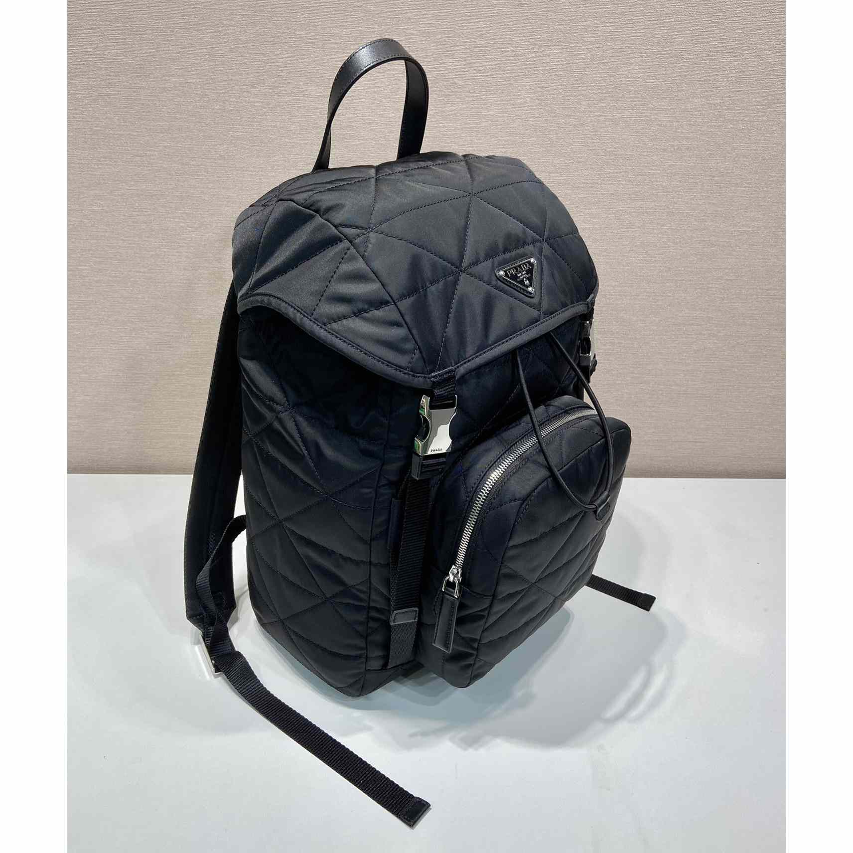 Prada Re-Nylon Backpack With Topstitching - EUR FASHION