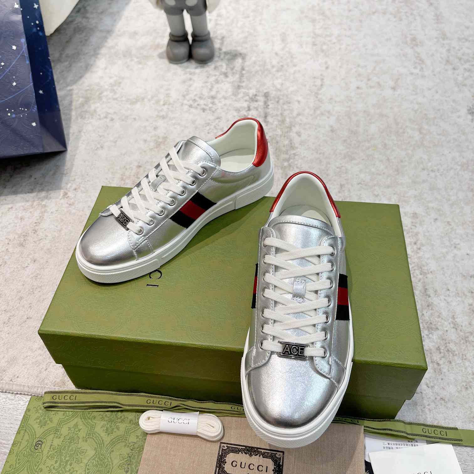 Gucci Ace Sneaker With Web - EUR FASHION