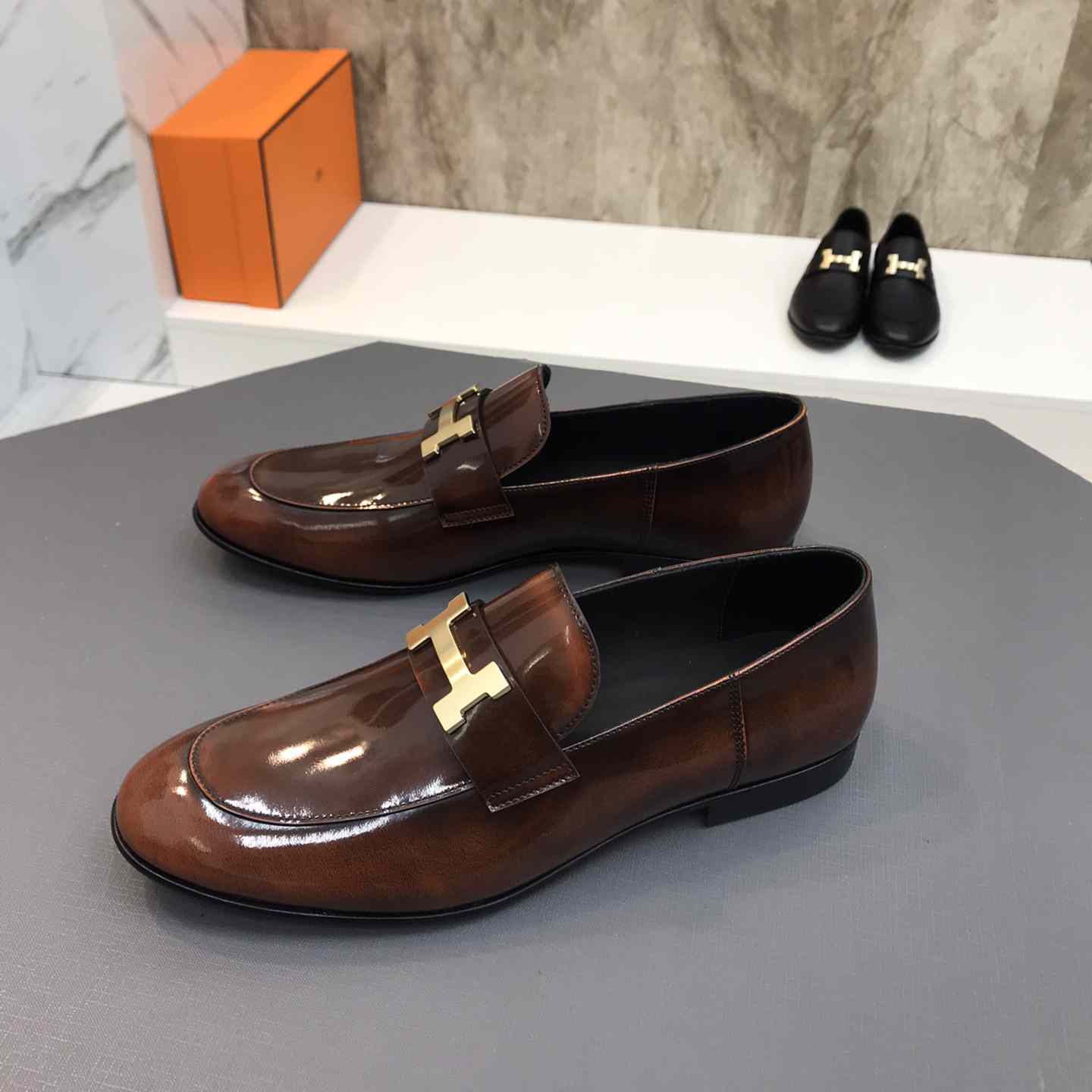 Hermes Loafers In Leather - EUR FASHION