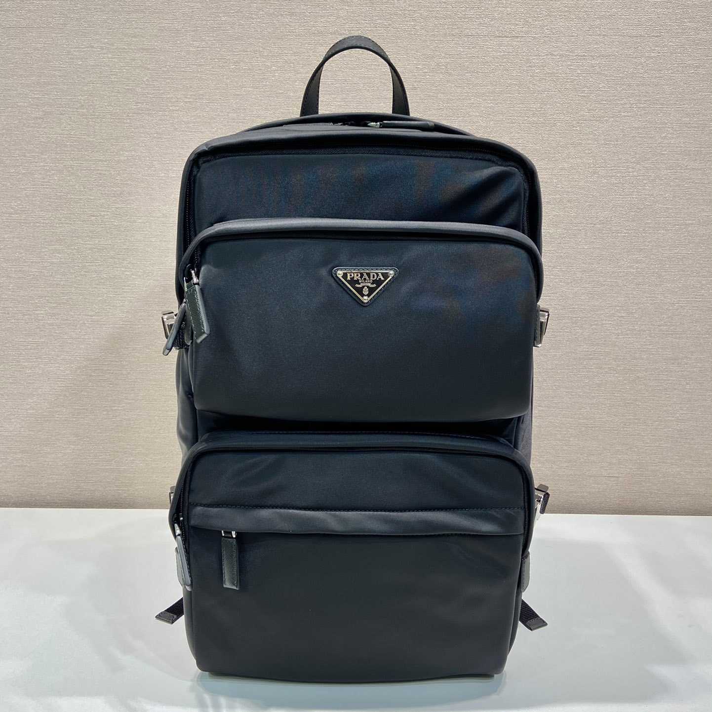 Prada Re-Nylon And Saffiano Leather Backpack - EUR FASHION