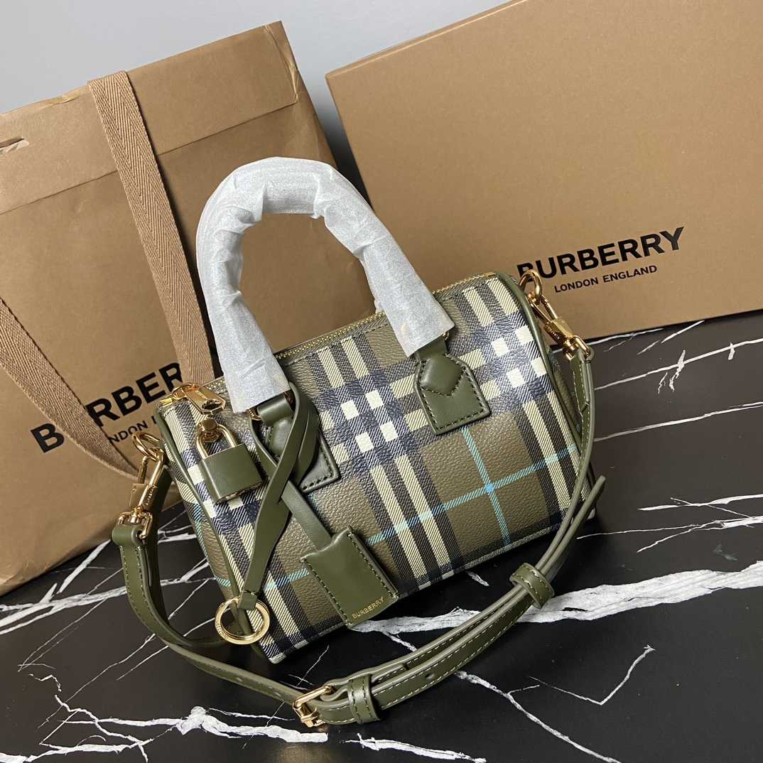 Burberry Check Mini Bowling Bag - EUR FASHION