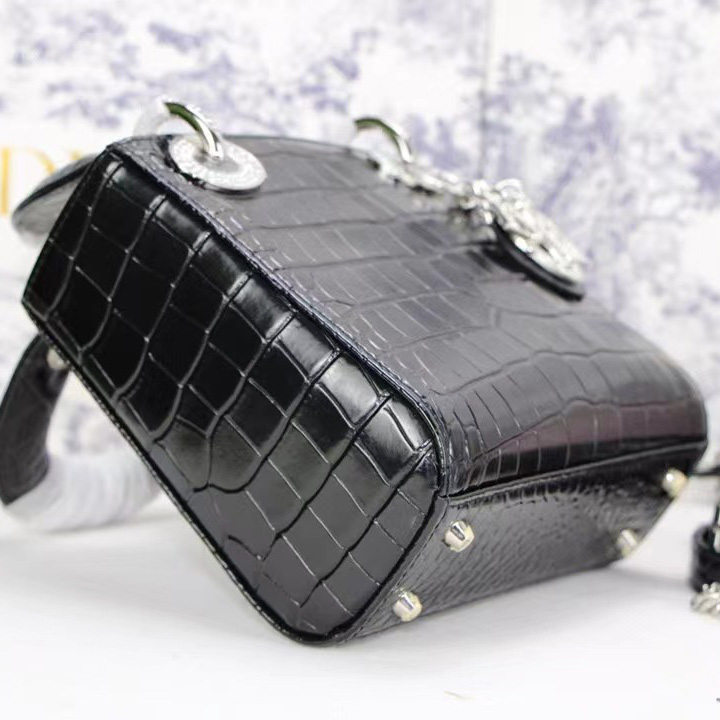 Dior Alligator Mini Lady Dior Bag (17-15-7cm) - EUR FASHION