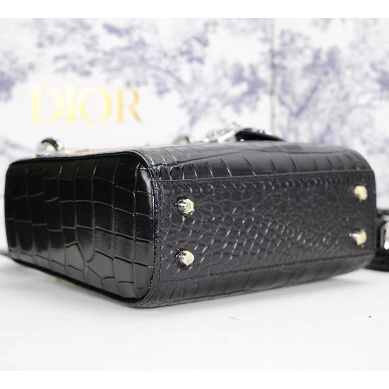 Dior Alligator Mini Lady Dior Bag (17-15-7cm) - EUR FASHION