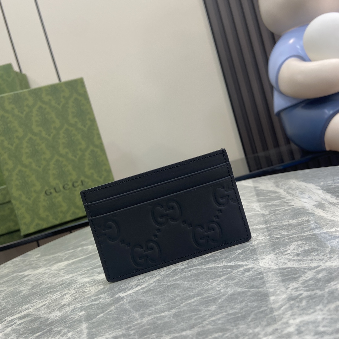 Gucci GG Rubber-effect Card Case - EUR FASHION