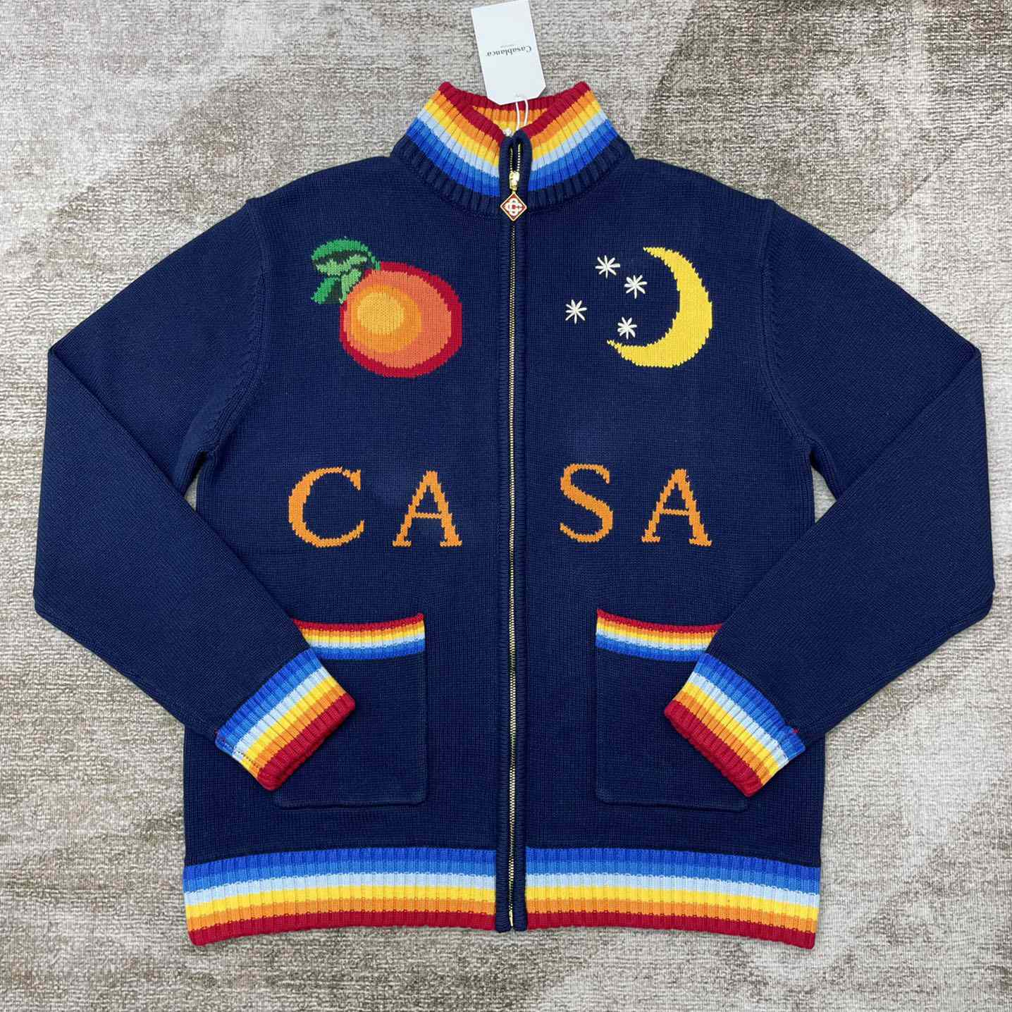 Casablanca Casa Club Knitted Jacket - EUR FASHION