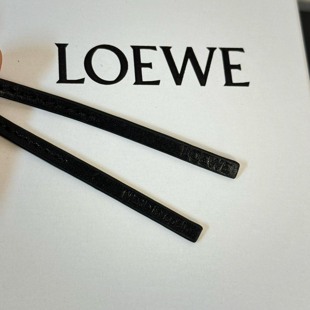 Loewe Panda Charm In Felt And Calfskin - EUR FASHION
