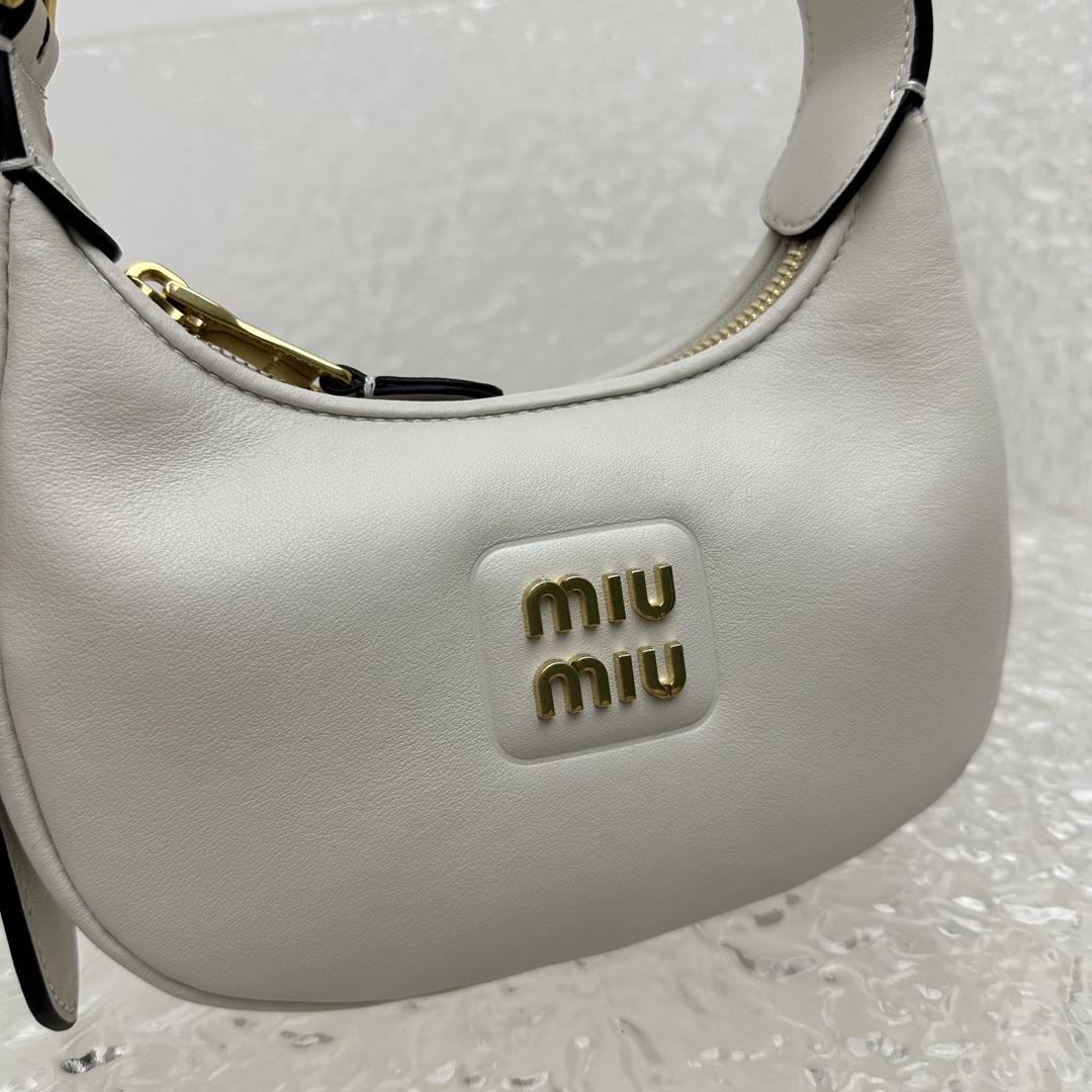 Miu Miu Leather Hobo Bag - EUR FASHION