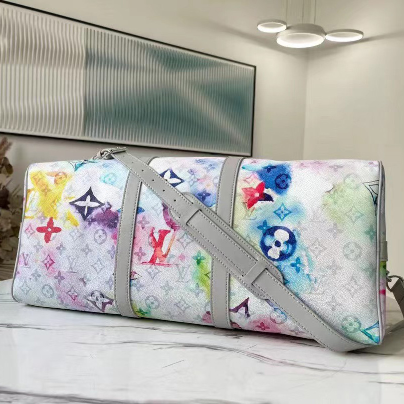 Louis Vuitton Keepall 50 Monogram Watercolor - EUR FASHION