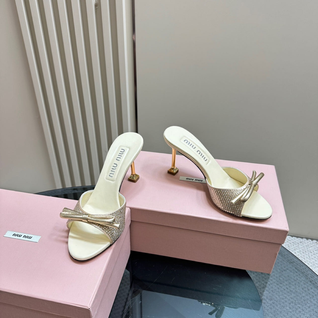 Miu Miu Satin Sandals - EUR FASHION