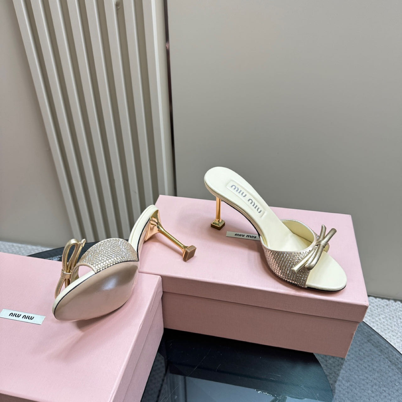 Miu Miu Satin Sandals - EUR FASHION