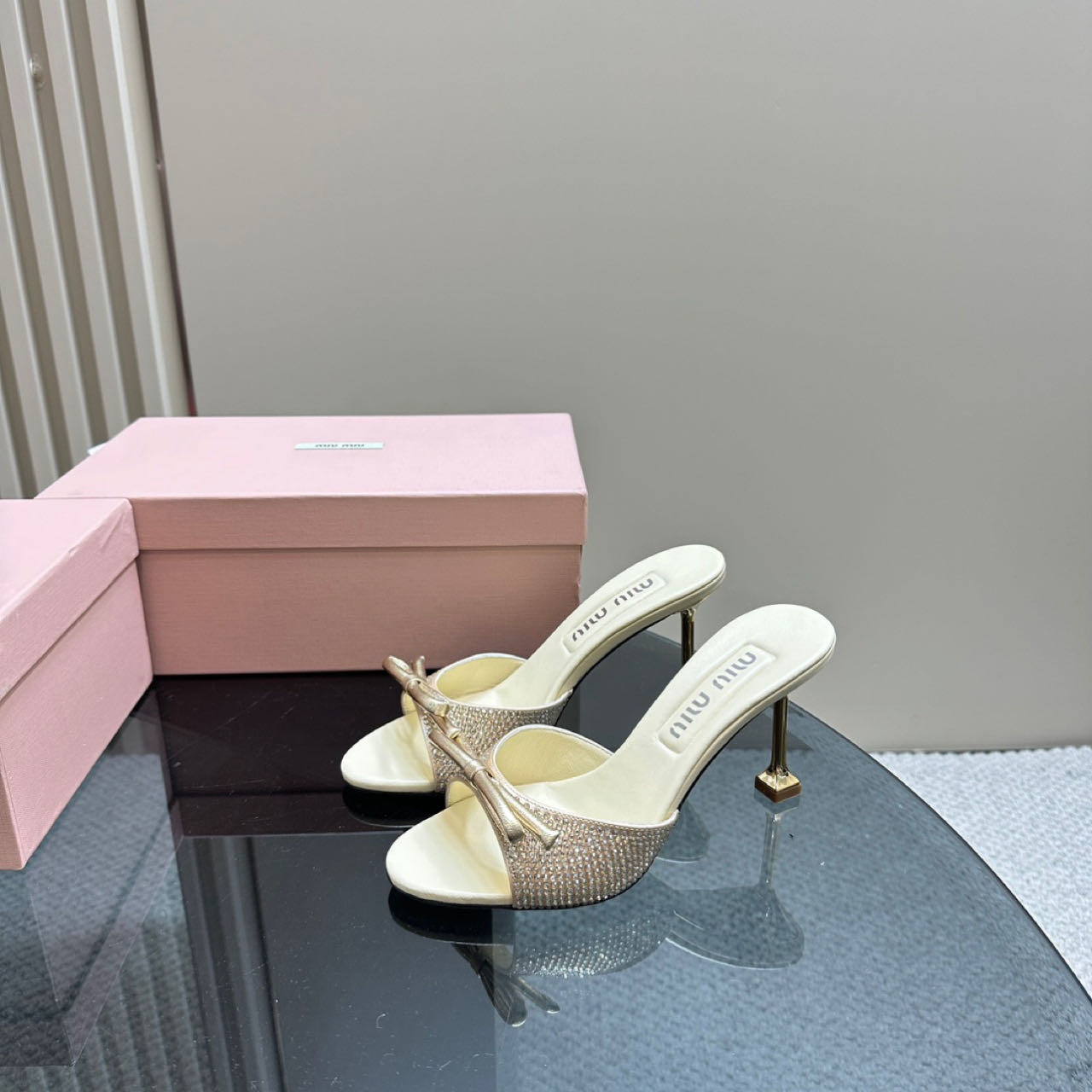 Miu Miu Satin Sandals - EUR FASHION