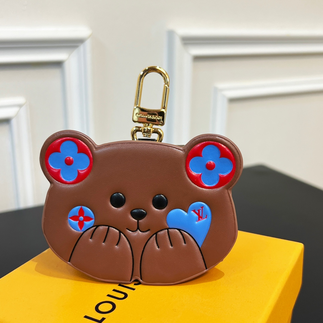 Louis Vuitton Teddy Bear Earphone Case   M01361 - EUR FASHION