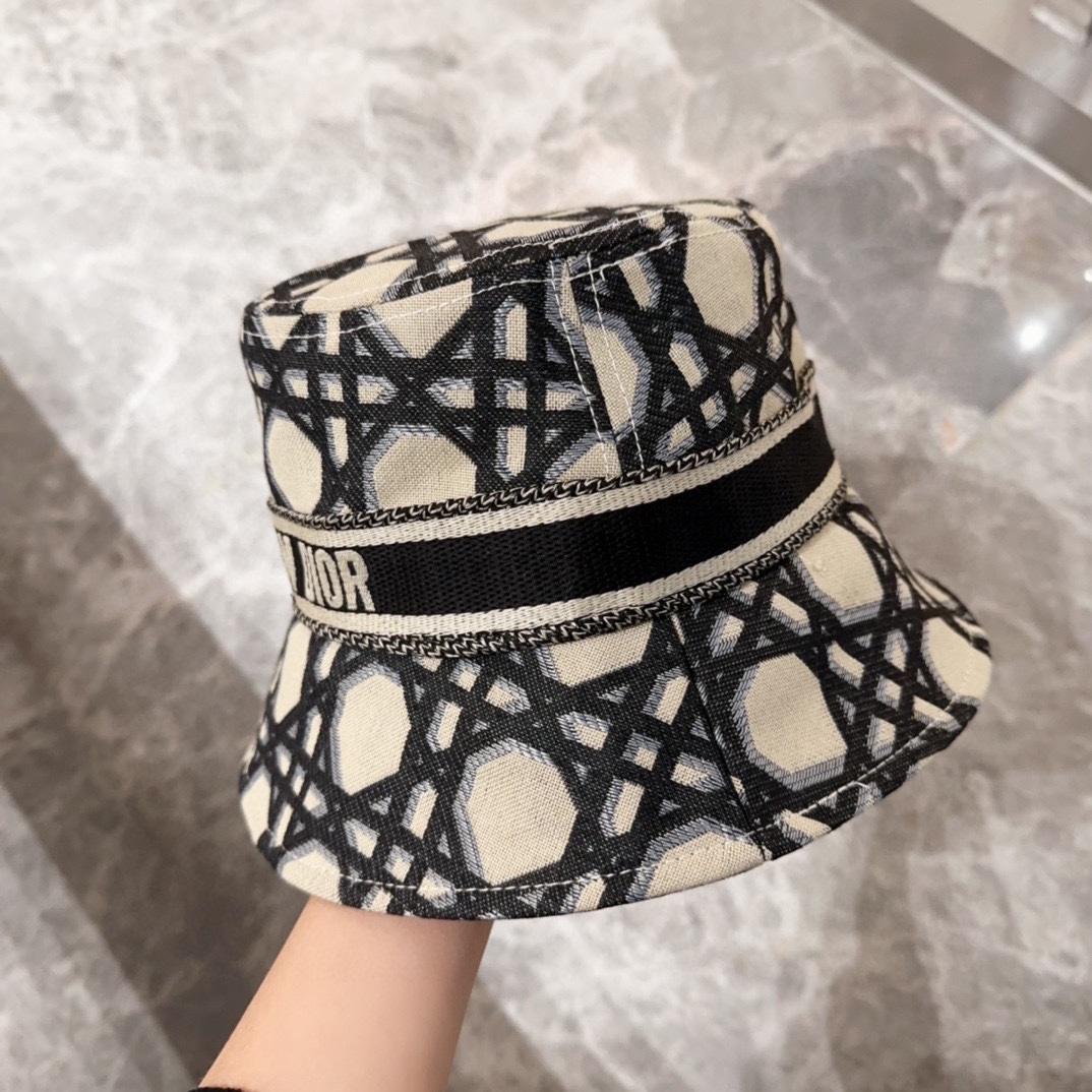 Dior D-Bobby Macrocannage Small Brim Bucket Hat - EUR FASHION
