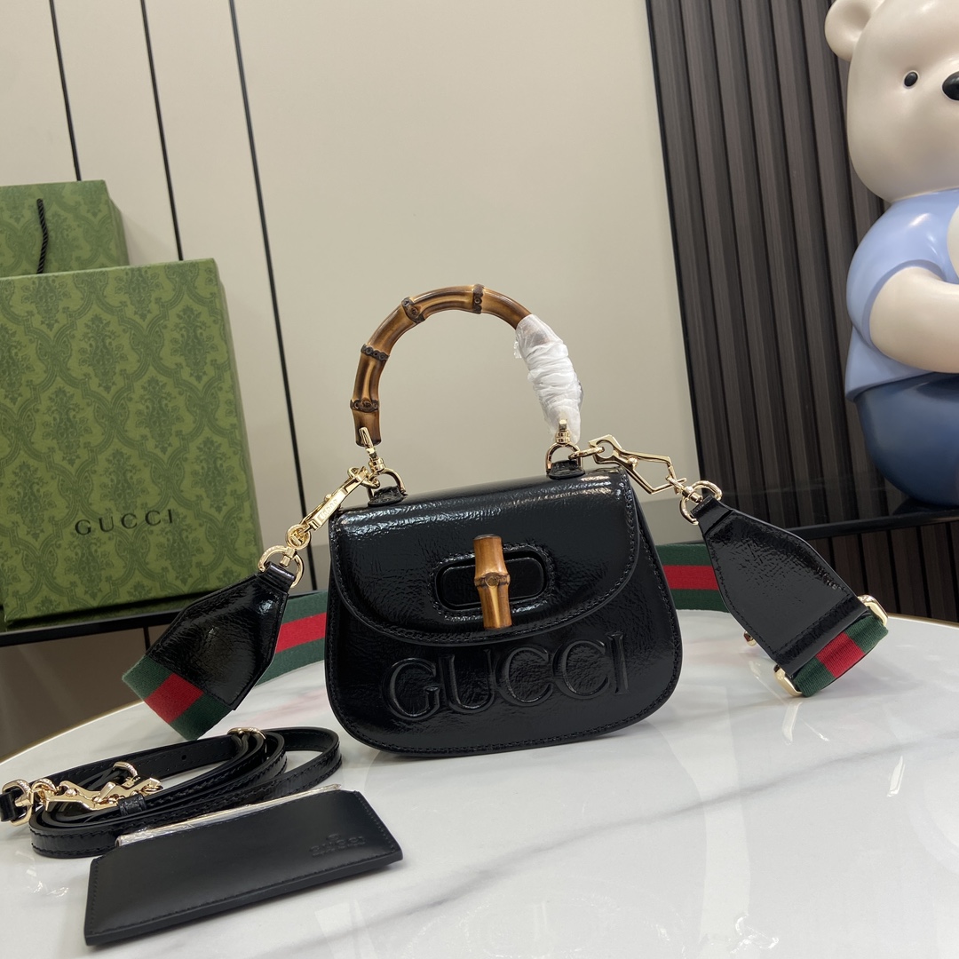 Gucci Bamboo 1947 Mini Top Handle Bag - EUR FASHION