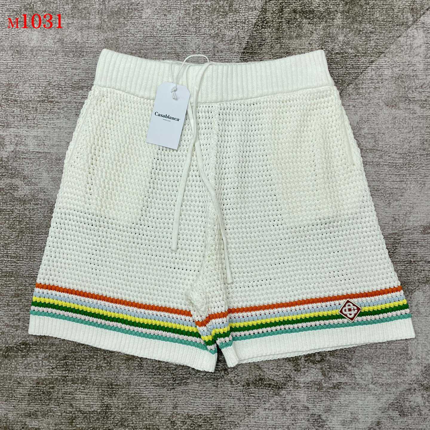 Casablanca Tennis crochet-knit Shorts    m1031 - EUR FASHION