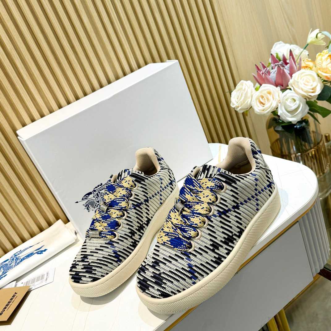 Burberry Check Knit Box Sneakers - EUR FASHION