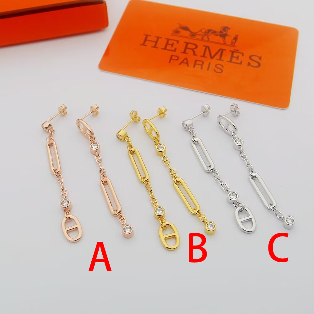 Hermes Chaine D'ancre Chaos Earrings - EUR FASHION