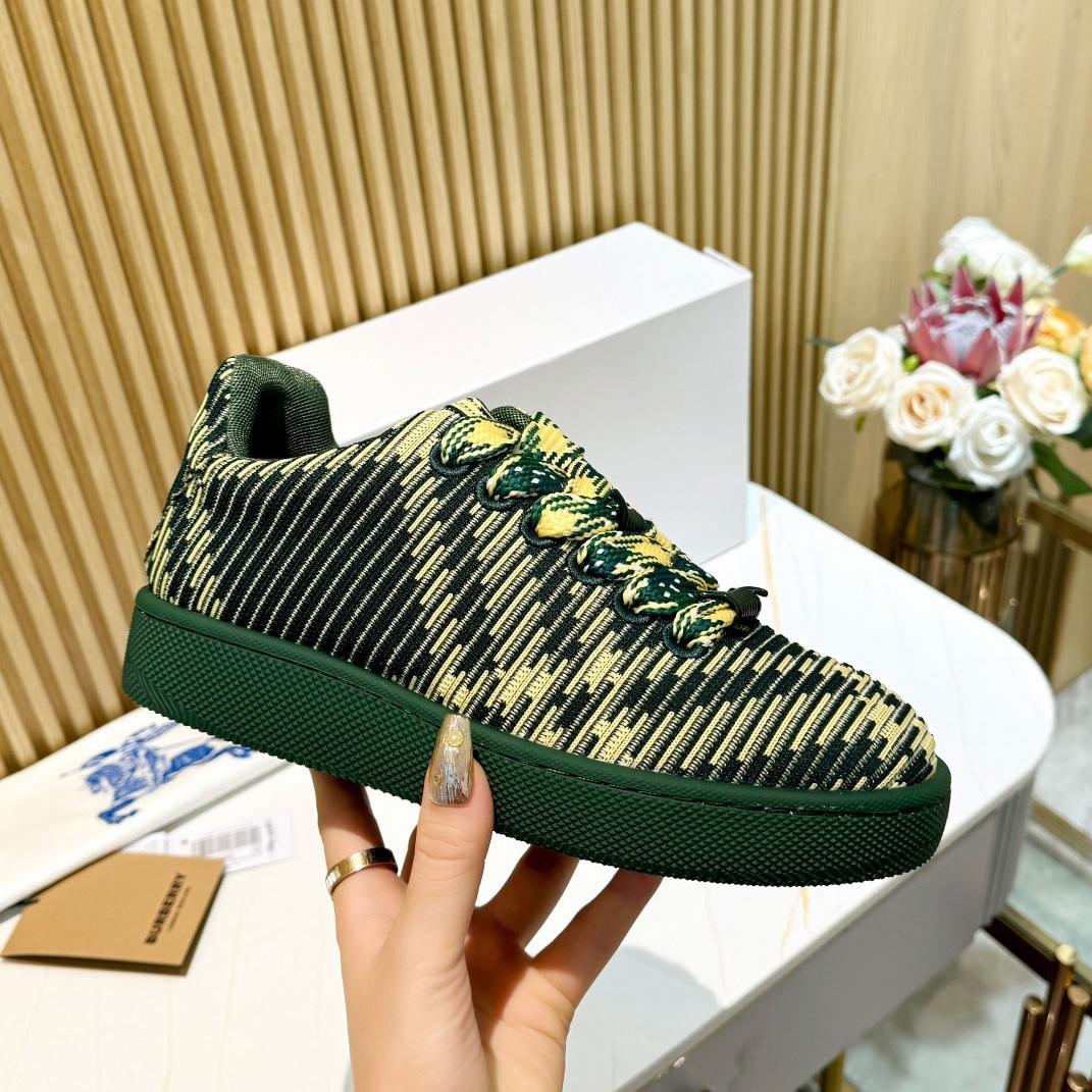 Burberry Check Knit Box Sneakers - EUR FASHION