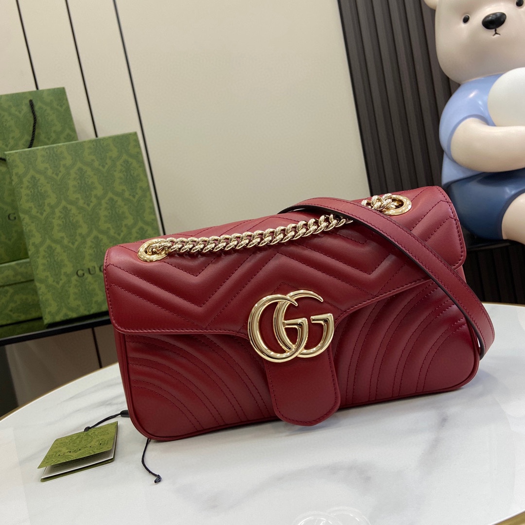 Gucci GG Marmont Small Shoulder Bag - EUR FASHION