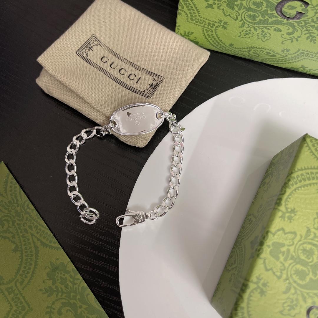 Gucci Trademark Chain Bracelet With Tag  - EUR FASHION