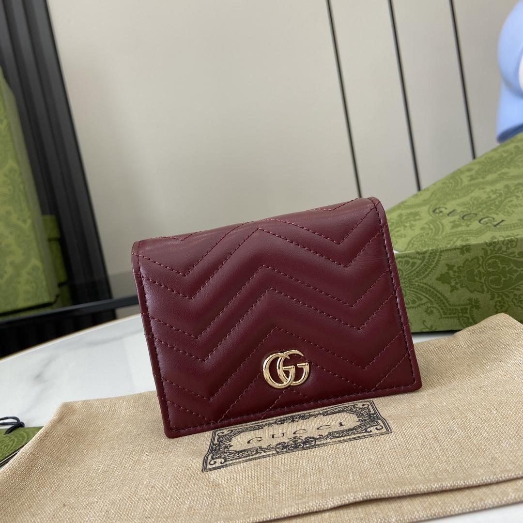 Gucci GG Marmont Card Case Wallet - EUR FASHION