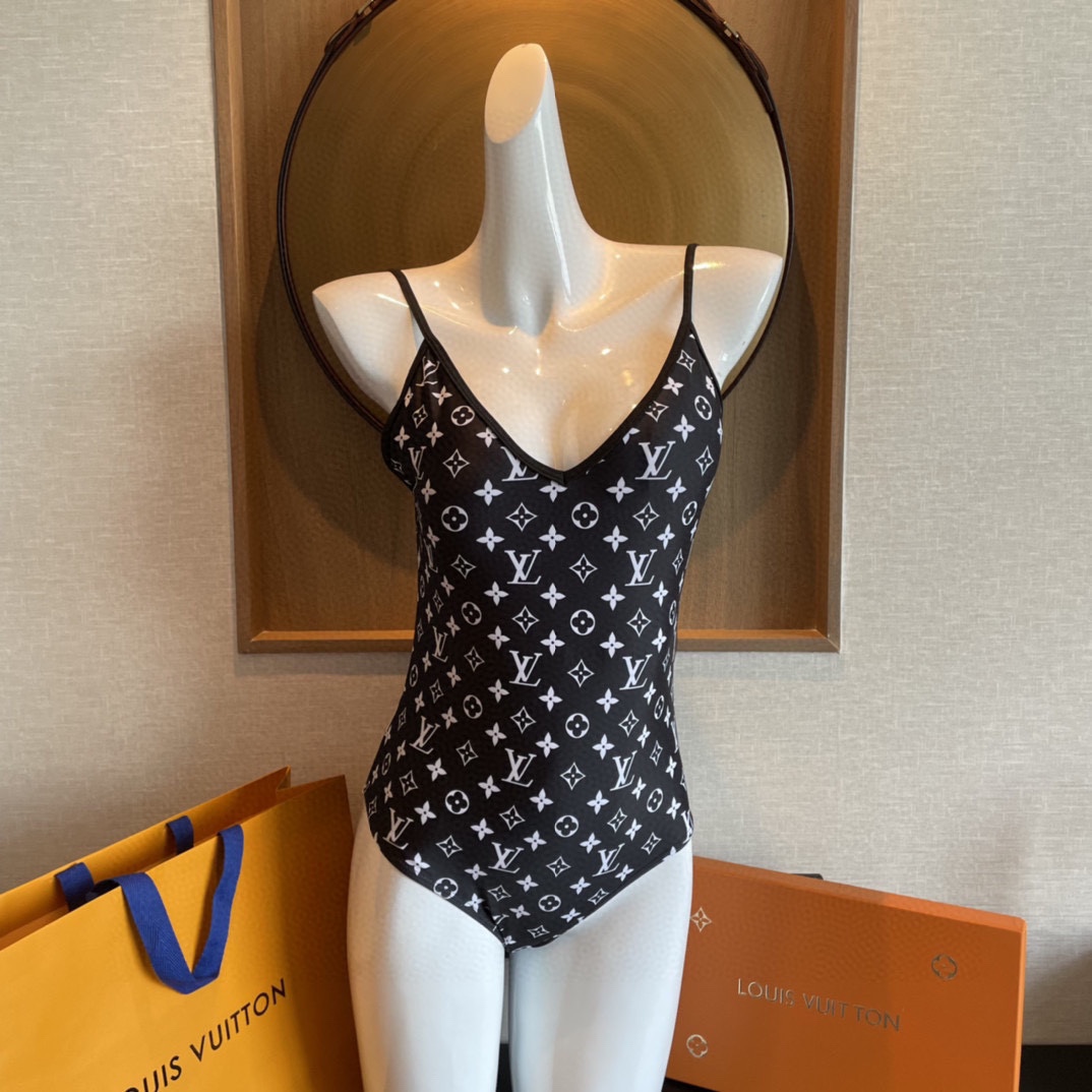 Louis Vuitton Monogram One-Piece Swimsuit - EUR FASHION