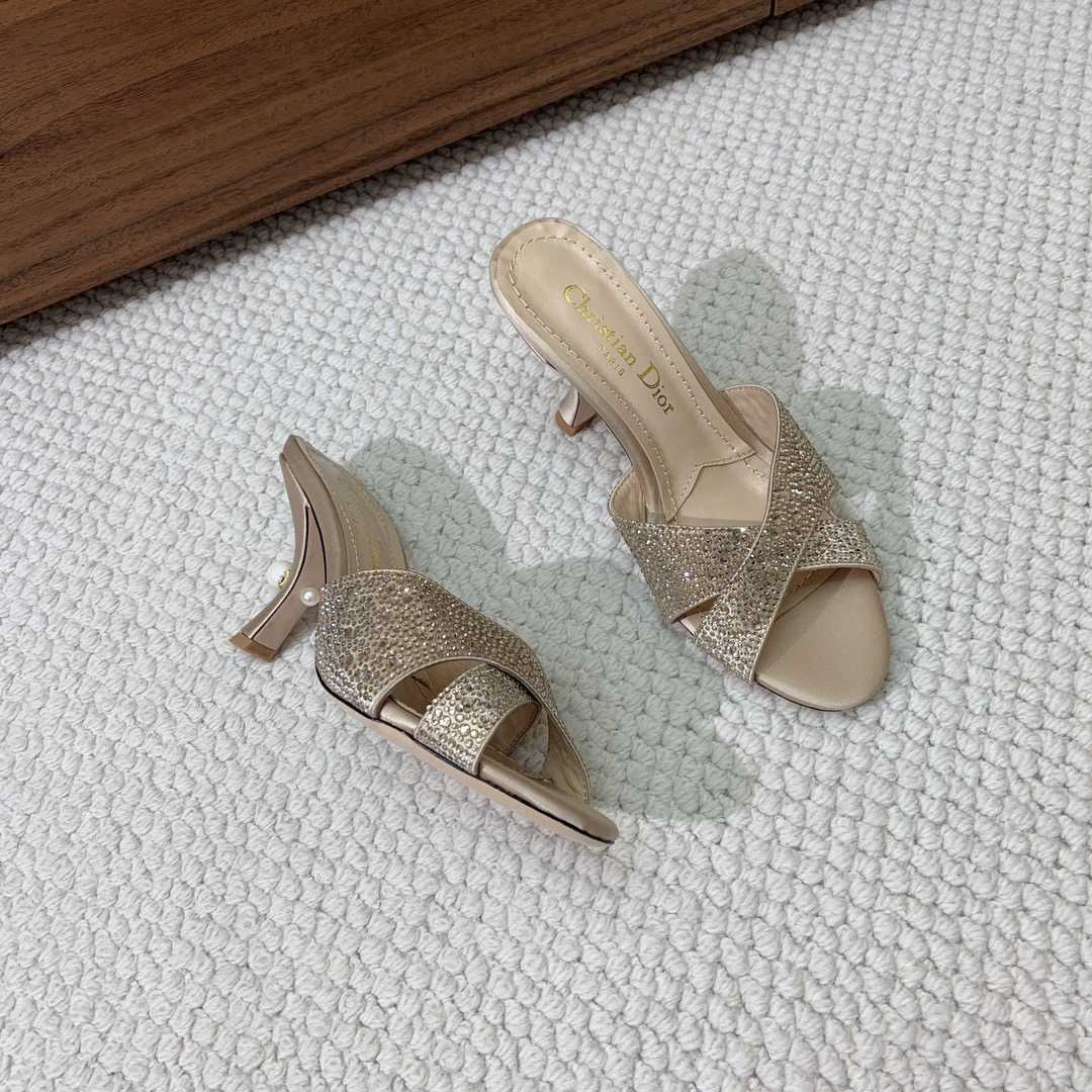 Dior Tribales Heeled Slide - EUR FASHION