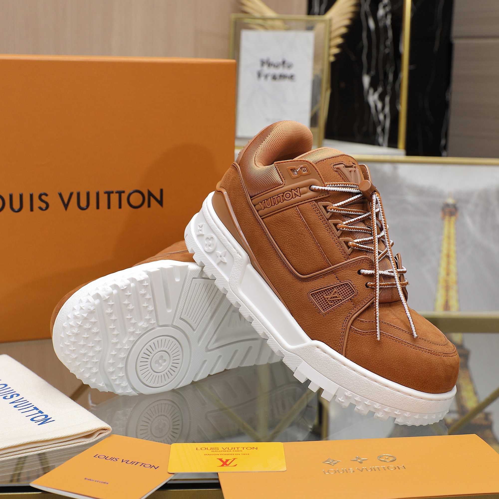 Louis Vuitton LV Trainer Maxi Sneaker   1AD7CK - EUR FASHION