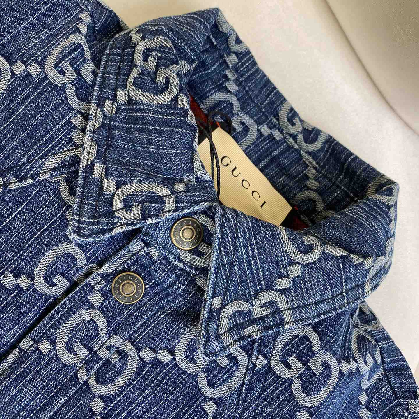 Gucci GG Jacquard Denim Shirt - EUR FASHION