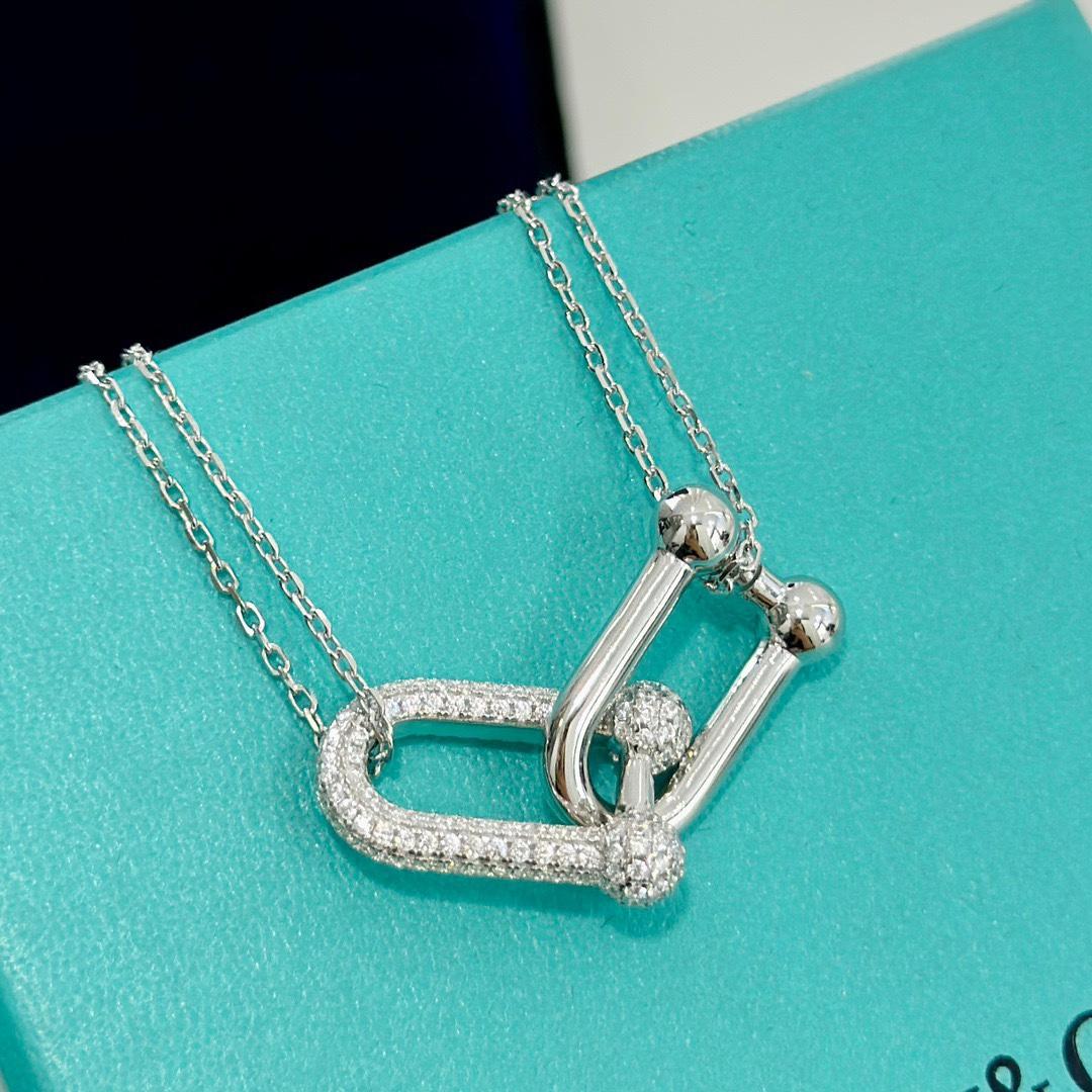 Tiffany & Co. Large Double Link Pendant - EUR FASHION