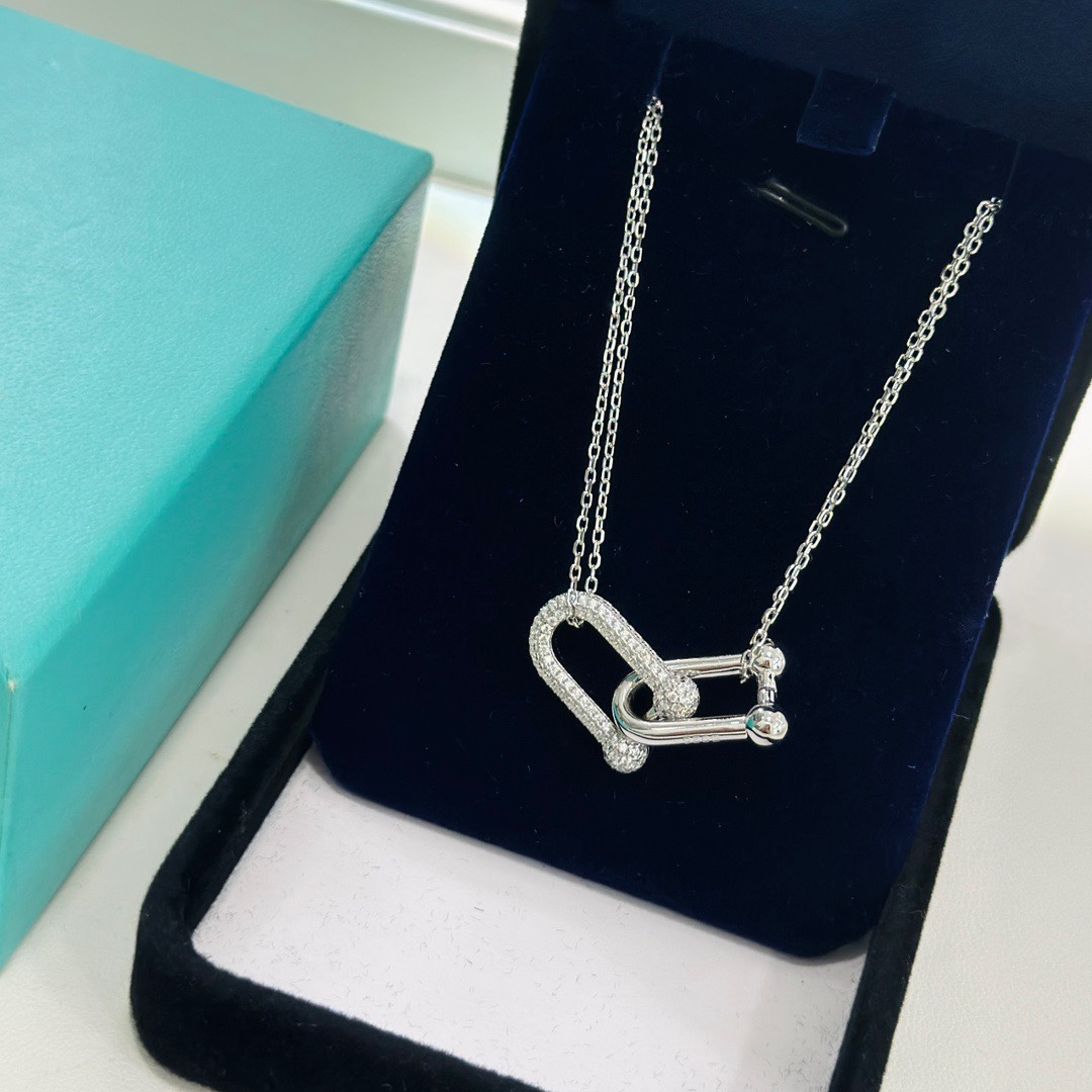 Tiffany & Co. Large Double Link Pendant - EUR FASHION