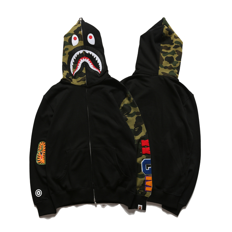 Bape Full Zip Double Hoodie - EUR FASHION