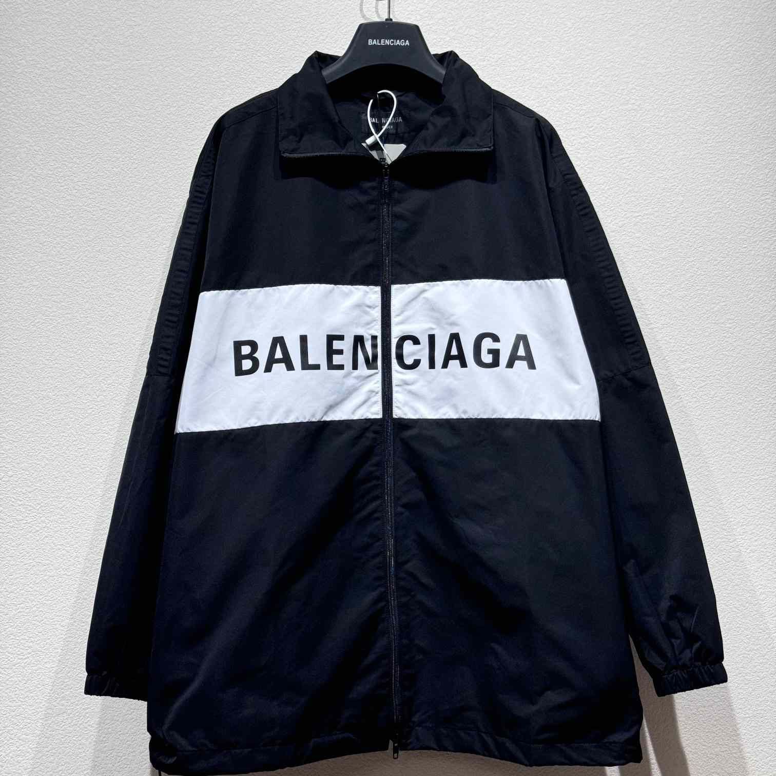 Balenciaga Logo-print Zip-up Windbreaker - EUR FASHION