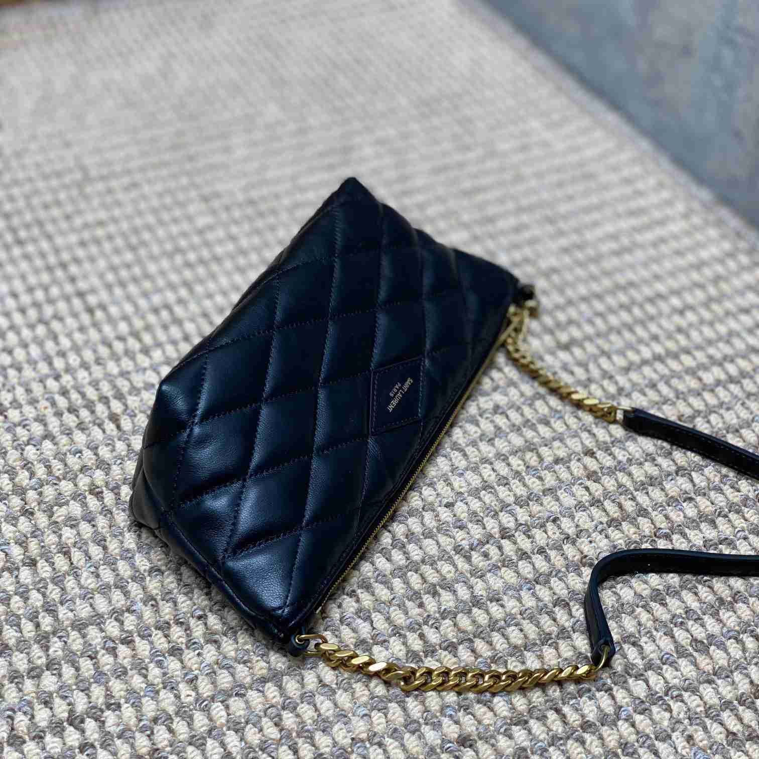 Saint Laurent Mini Bag In Quilted Lambskin - EUR FASHION