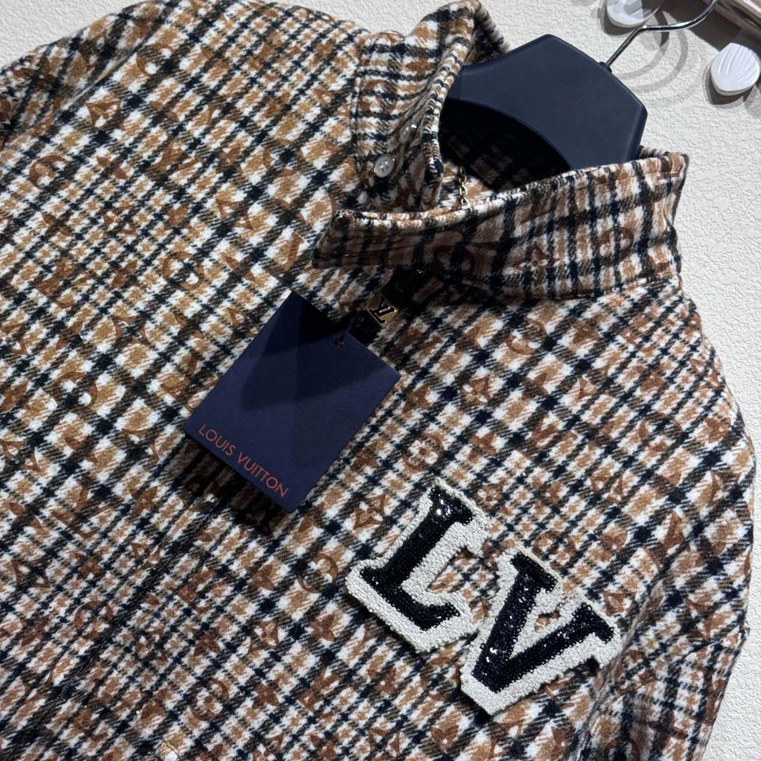 Louis Vuitton Monogram Wool Harrington Blouson   1AGIP6 - EUR FASHION