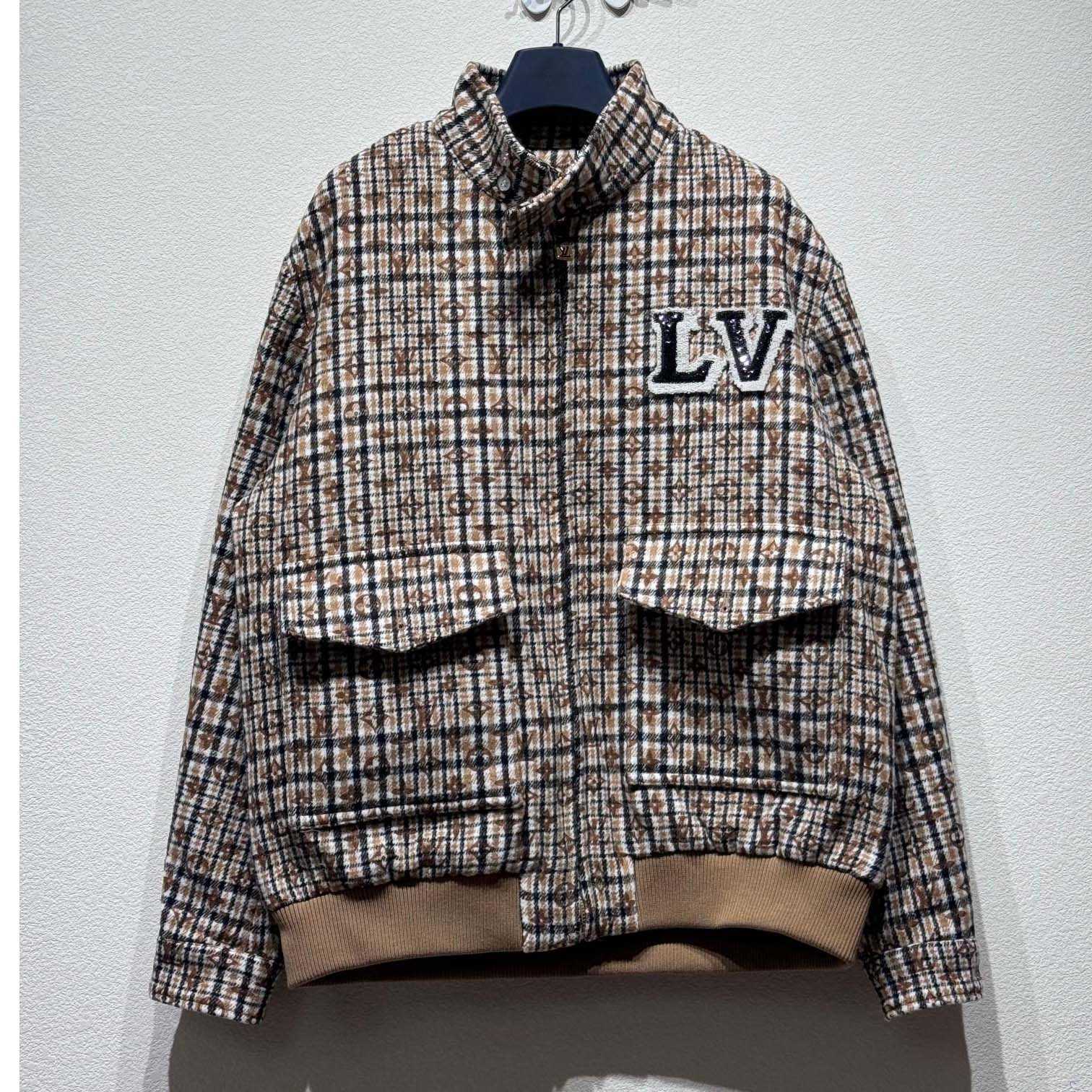 Louis Vuitton Monogram Wool Harrington Blouson   1AGIP6 - EUR FASHION